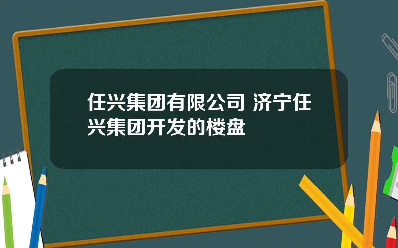 任兴集团有限公司 济宁任兴集团开发的楼盘